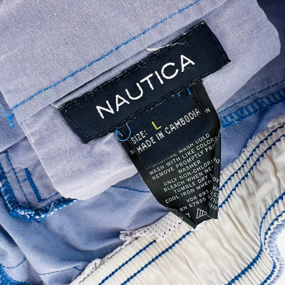 Nautica stripes pockets surf